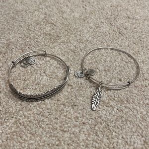 Alex & Ani Feather Bracelets
